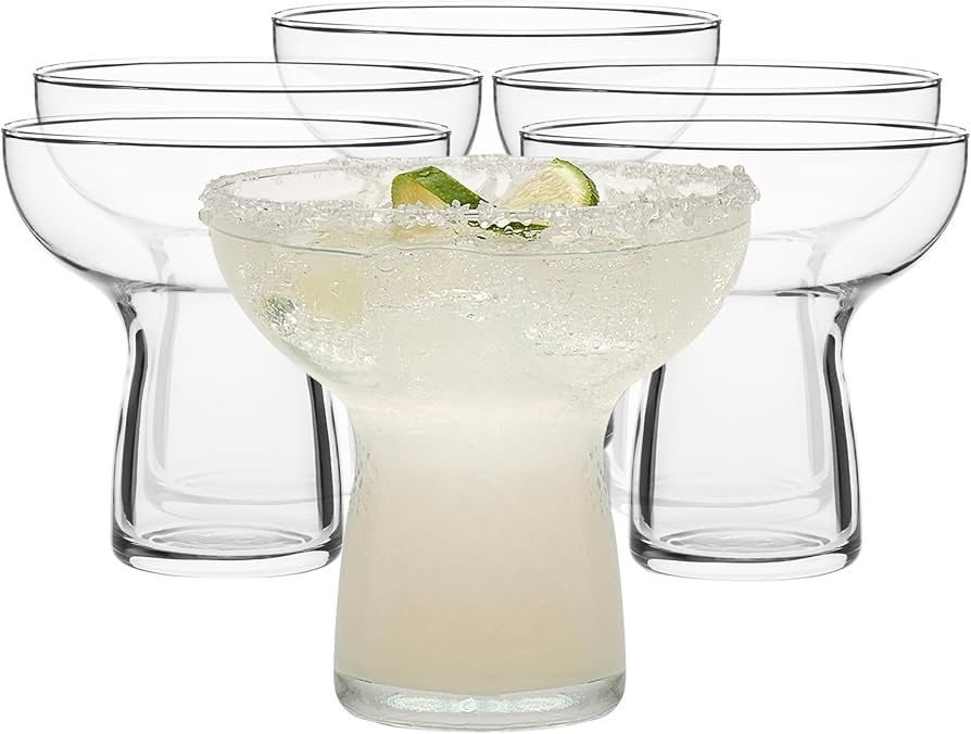 Libbey Stemless Margarita Glasses, Set of 6